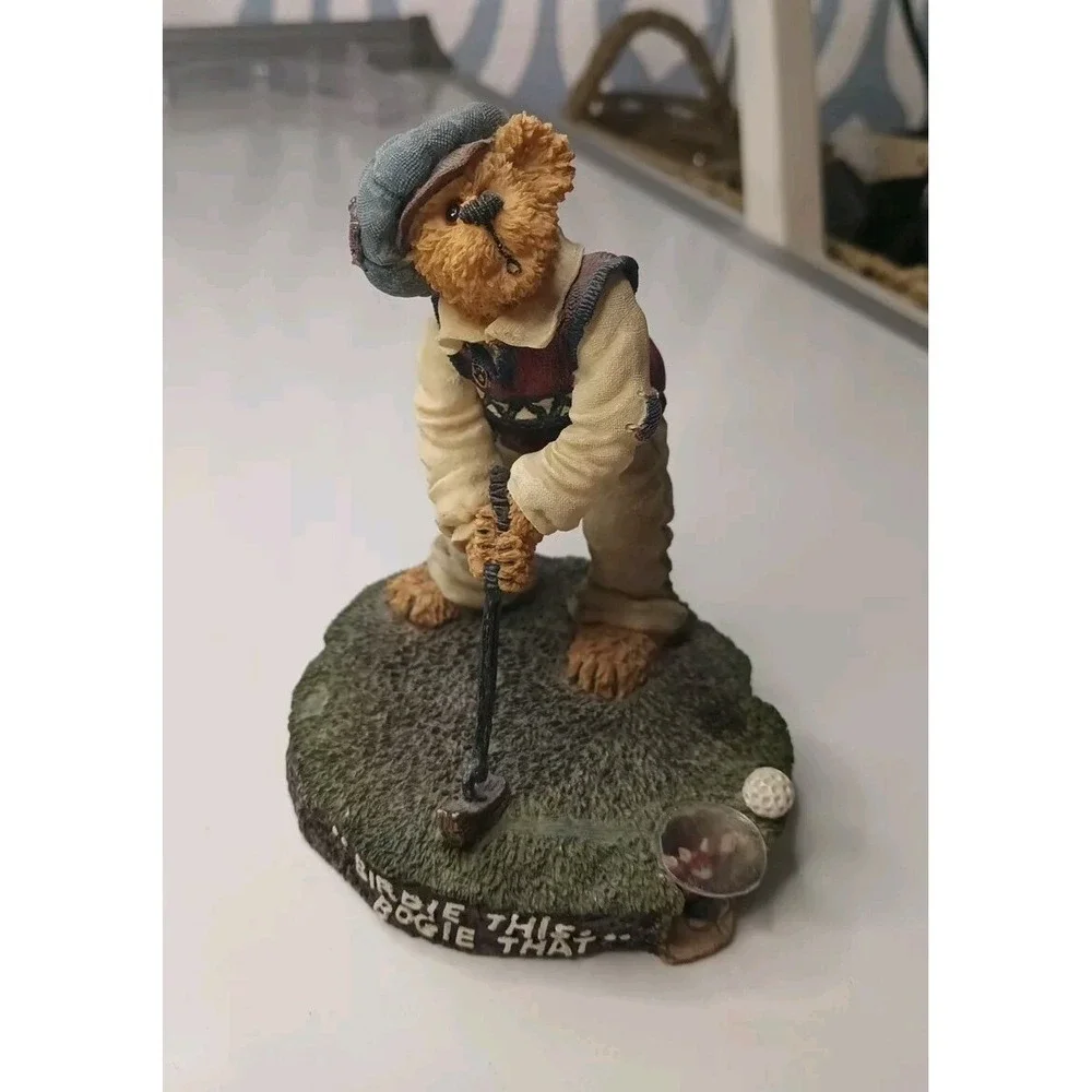 Boyds Bear Bearstone Putter T Parfore Birdie This Bogie That Figurine 228359